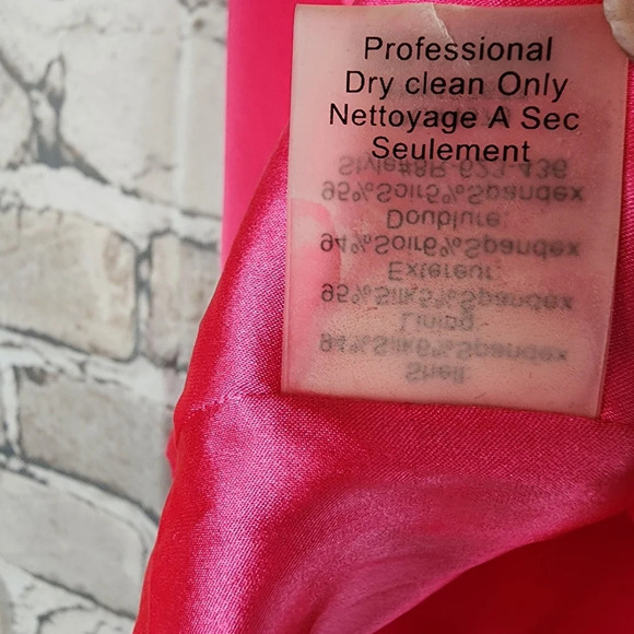 alice + olivia Fuschia Pink Strapless Silk Mini Dress Ruffle Accent Size Small - Picture 15 of 15